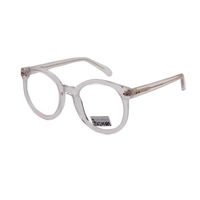 Custom Logo White Retro Round Optical Frames Eyeglasses
